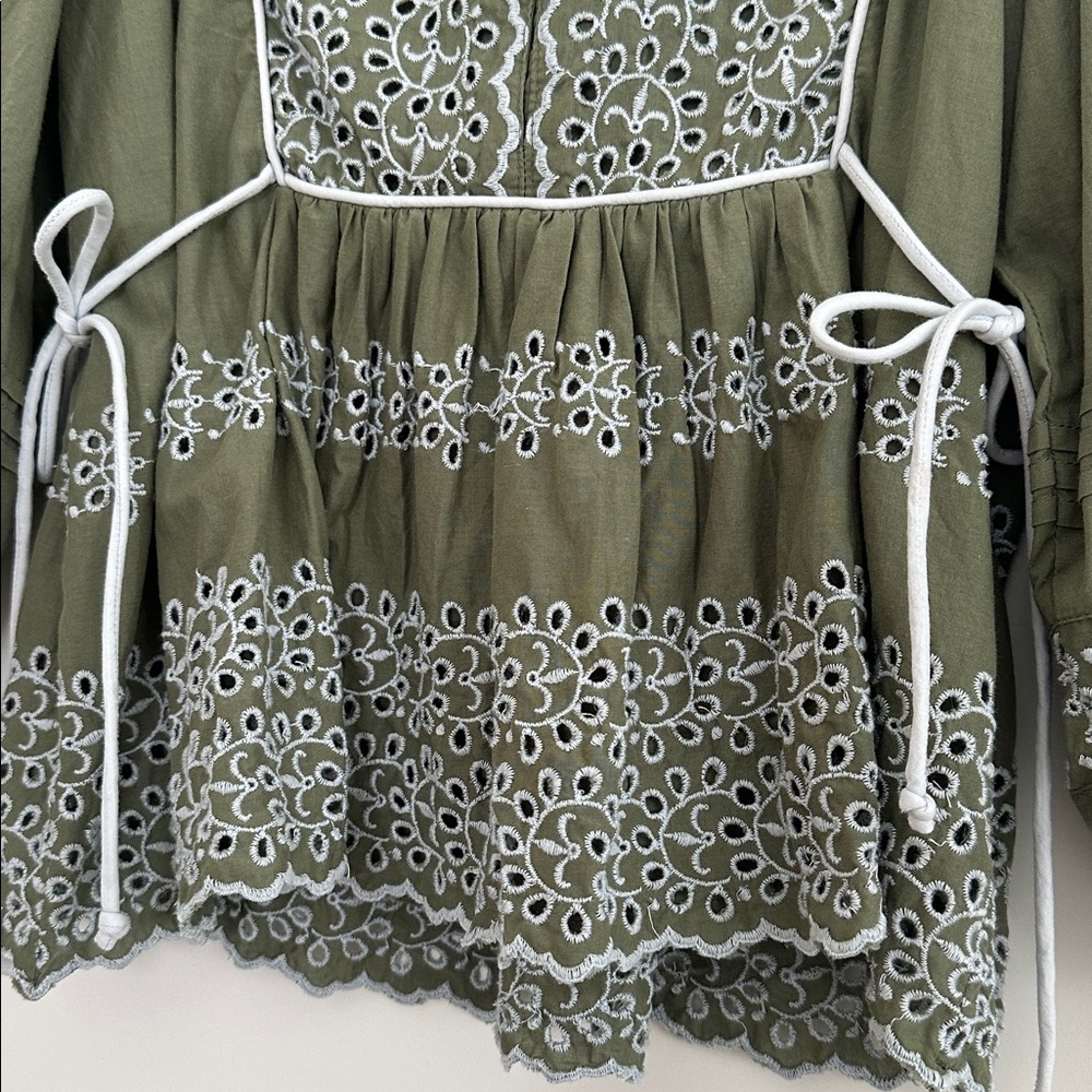 Baybala Mallie Top in Olive Green - Picture 6 of 7